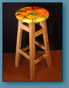 Backless Stool: Fruits