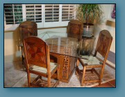 Marquetry Dining Set